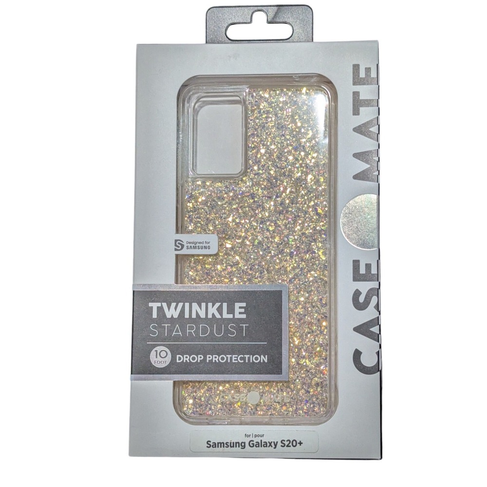 F1. Case-Mate Twinkle Series Hybrid Case for Galaxy S20+ (Plus) Twinkle Stardust